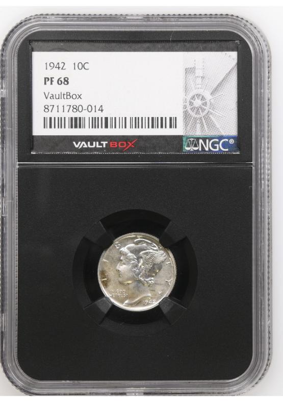 1942 10C NGC PF68 FRONT