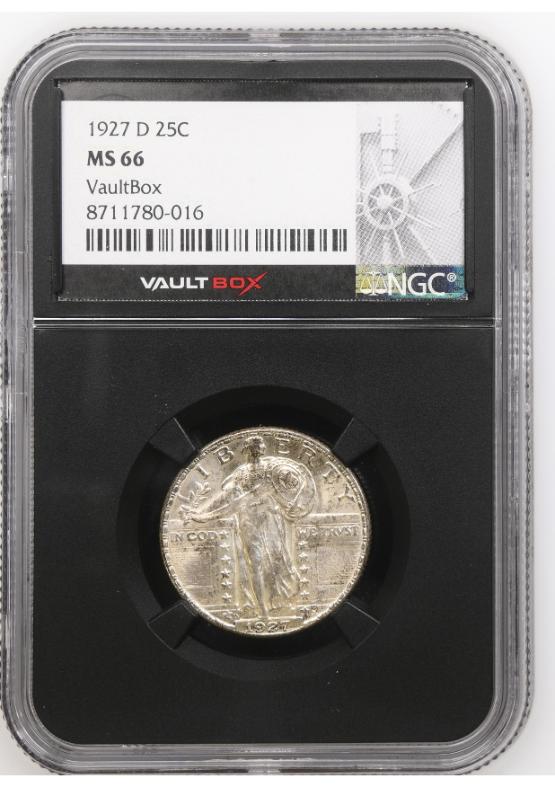 1927-D 25C NGC MS66 FRONT
