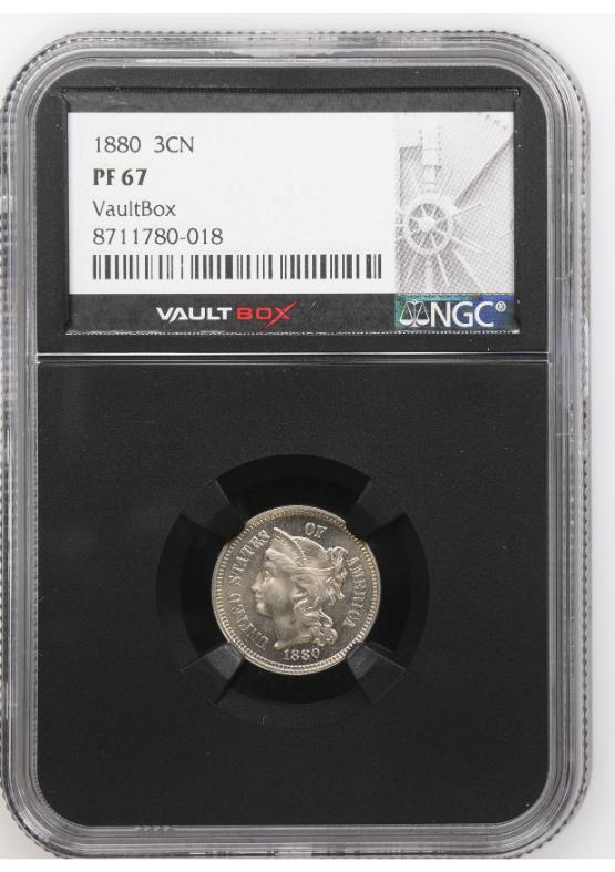 1880 3CN NGC PF67 FRONT