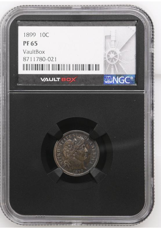 1899 10C NGC PF65 FRONT