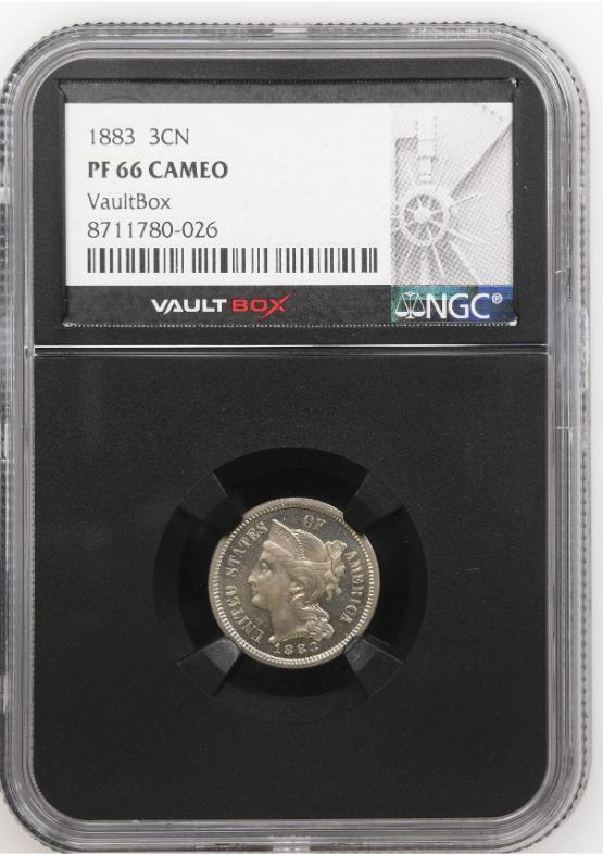 1883 3CN NGC PF66CAMEO FRONT