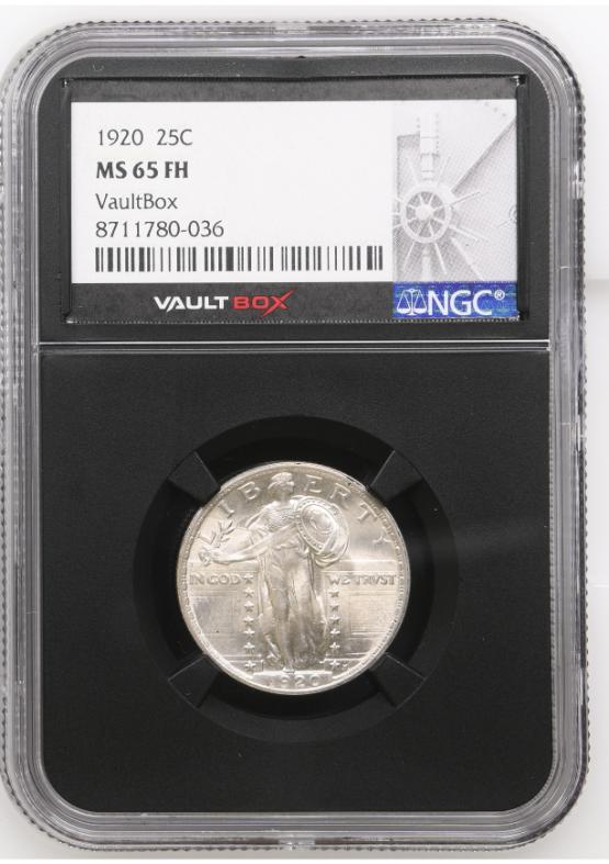1920 25C NGC MS65FH FRONT