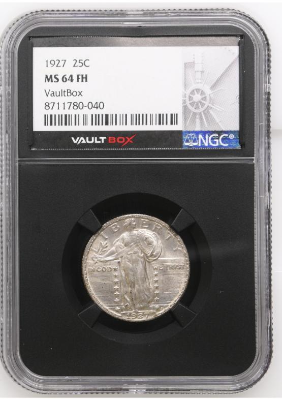 1927 25C NGC MS64FH FRONT
