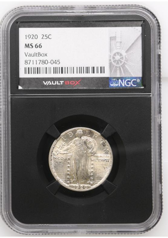 1920 25C NGC MS66 FRONT
