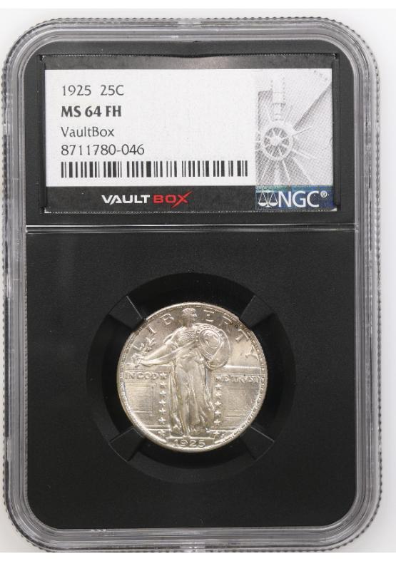1925 25C NGC MS64FH FRONT