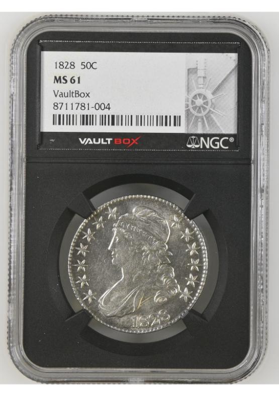 1828 50C NGC MS61 FRONT