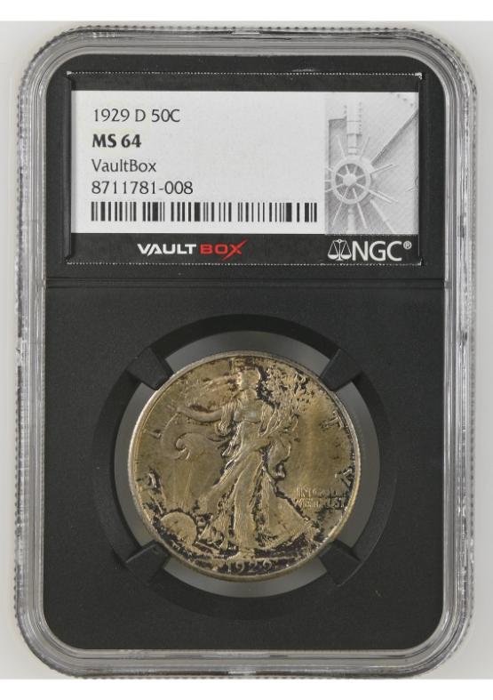1929-D 50C NGC MS64 FRONT