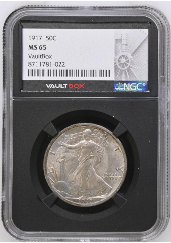 1917 50C NGC MS65 FRONT