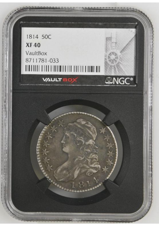 1814 50C NGC XF40 FRONT