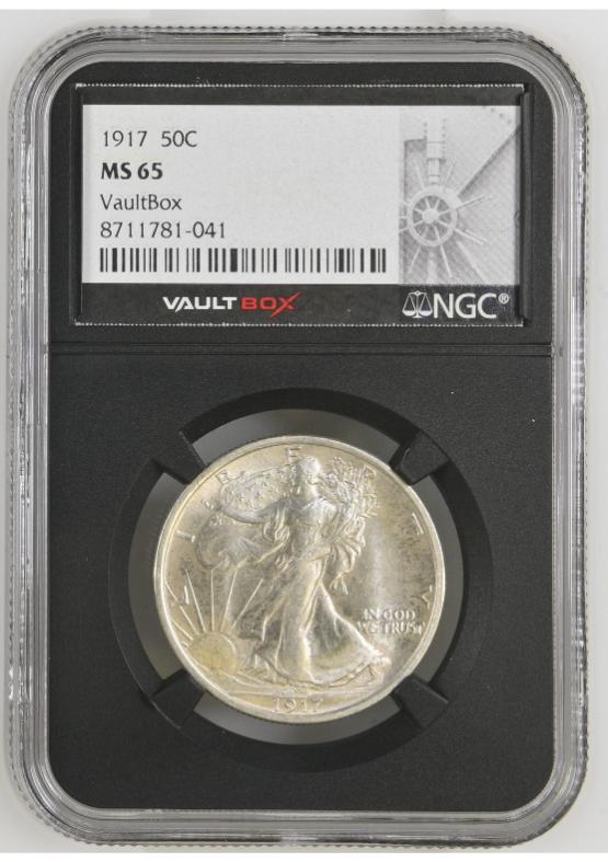 1917 50C NGC MS65 FRONT