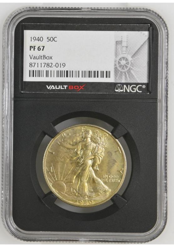 1940 50C NGC PF67 FRONT