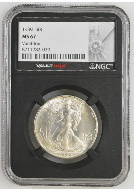 1939 50C NGC MS67 FRONT