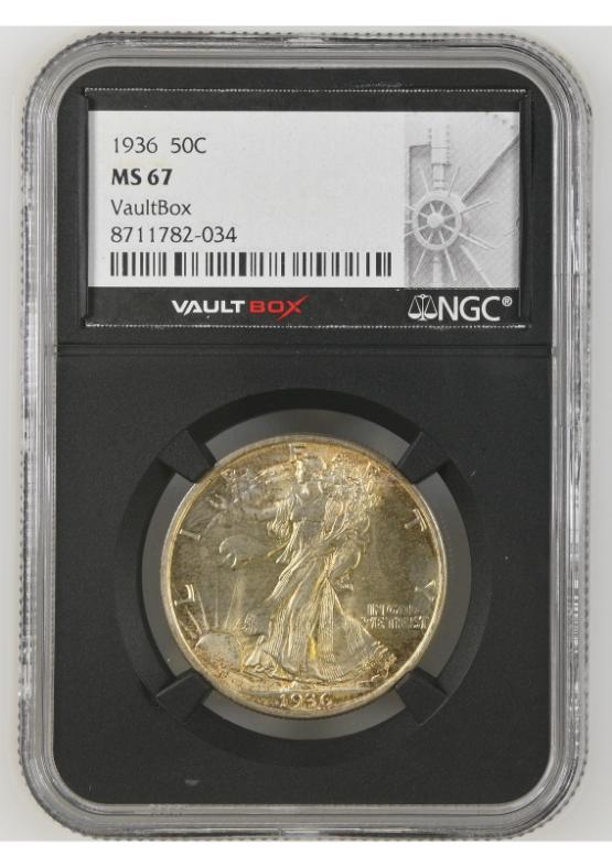 1936 50C NGC MS67 FRONT