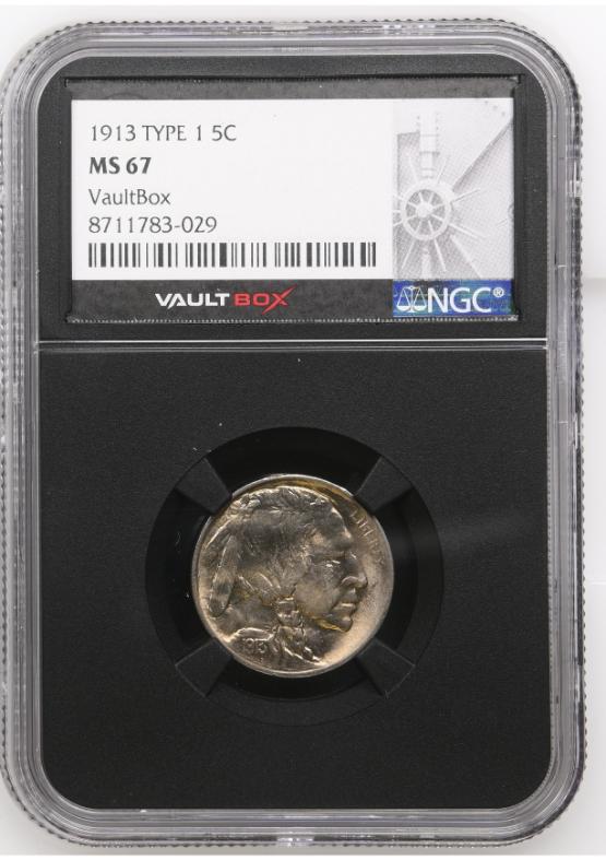 1913 TYPE 1 5C NGC MS67 FRONT