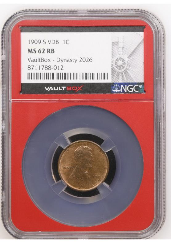 1909-S VDB 1C NGC MS62RB FRONT