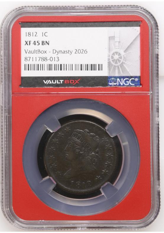 1812 1C NGC XF45BN FRONT