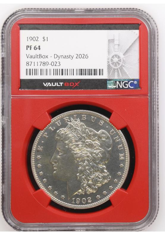 1902 $1 NGC PF64 FRONT