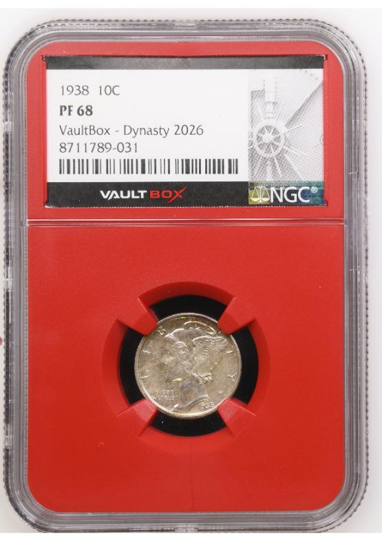 1938 10C NGC PF68 FRONT