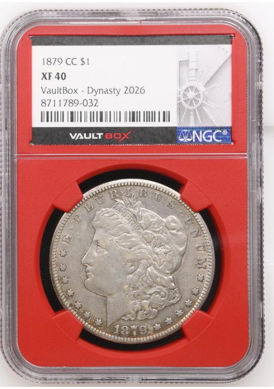 1879-CC $1 NGC XF40 FRONT