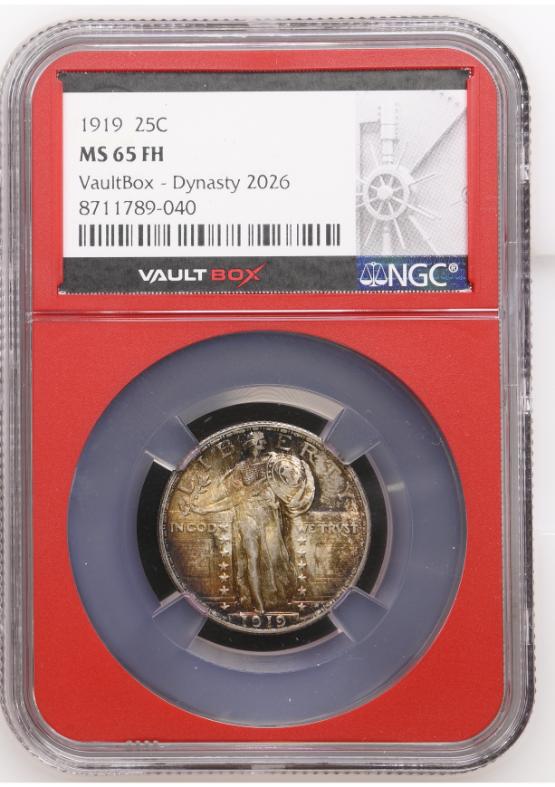 1919 25C NGC MS65FH FRONT
