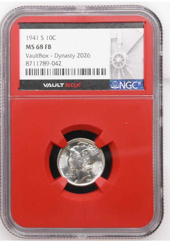 1941-S 10C NGC MS68FB FRONT