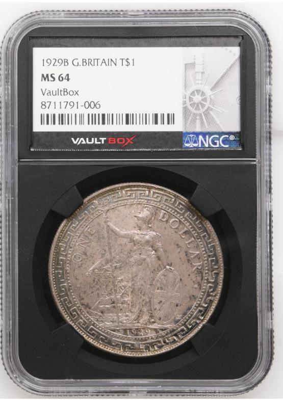 1929B G.BRITAIN T$1 NGC MS64 FRONT