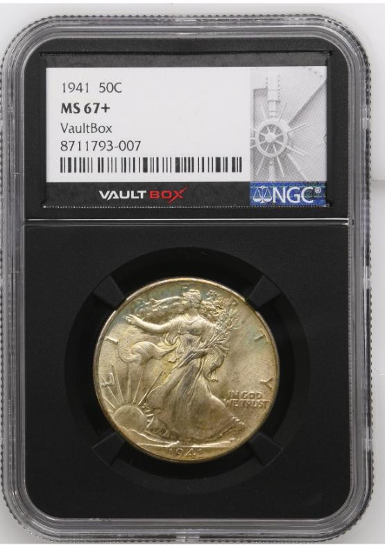 1941 50C NGC MS67+ FRONT