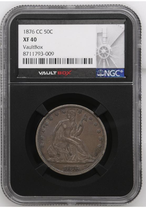 1876-CC 50C NGC XF40 FRONT