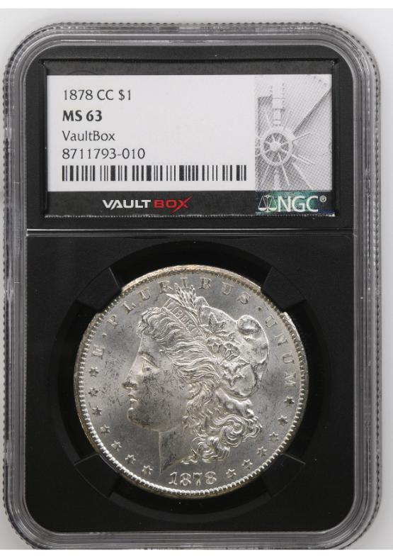 1878-CC $1 NGC MS63 FRONT