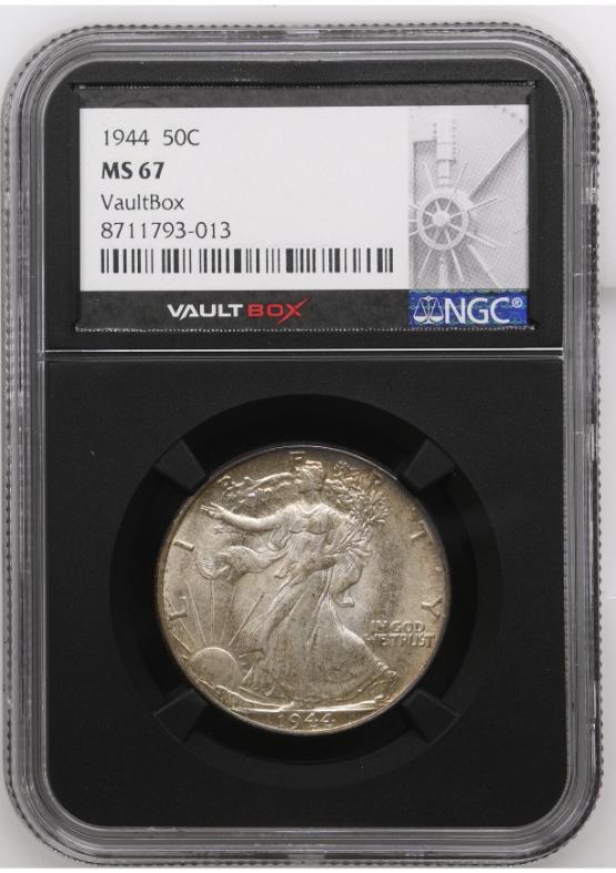 1944 50C NGC MS67 FRONT