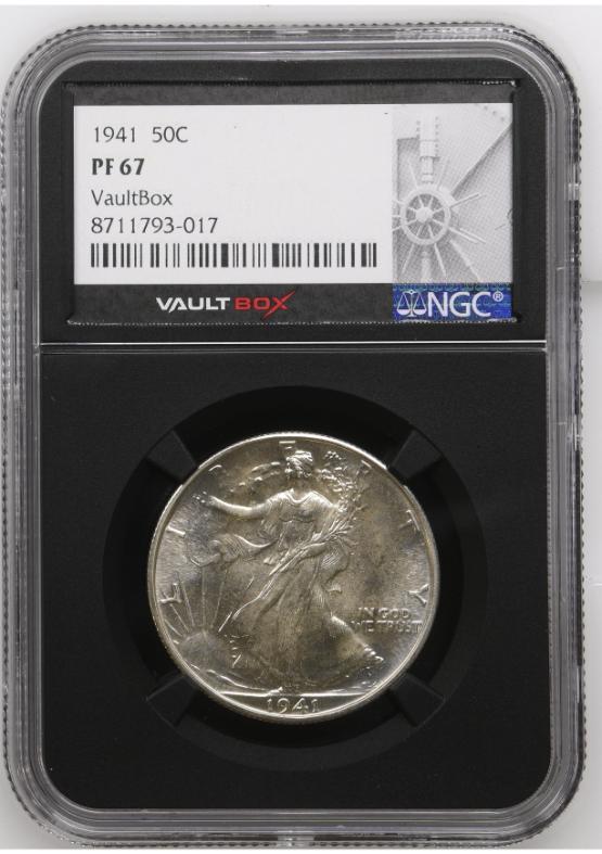 1941 50C NGC PF67 FRONT