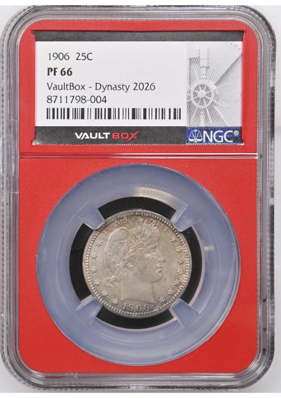 1906 25C NGC PF66 FRONT