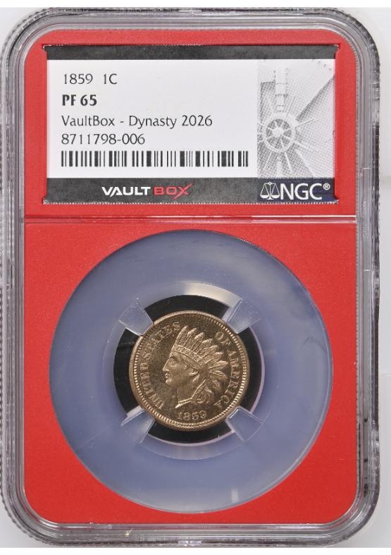 1859 1C NGC PF65 FRONT