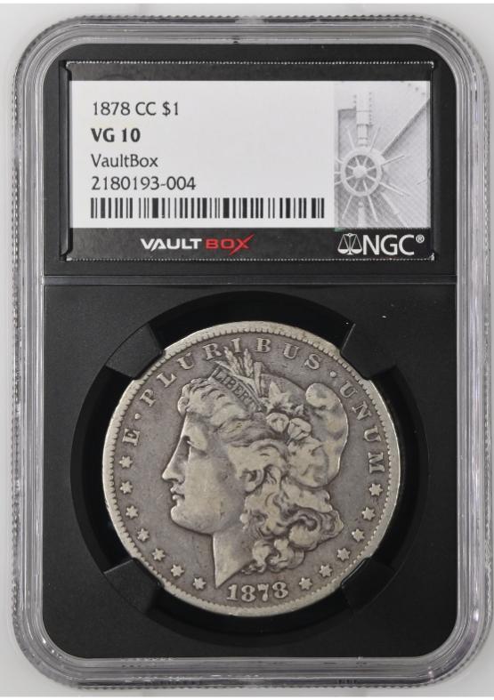 1878-CC $1 NGC VG10 FRONT