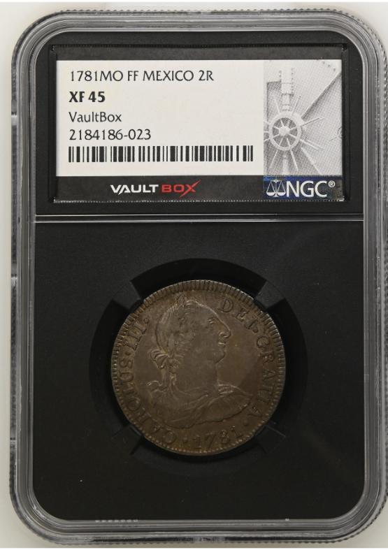 1781MO FF MEXICO 2R NGC XF45 FRONT