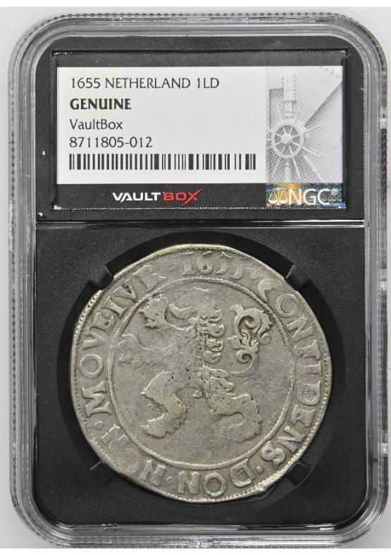 1655 NETHERLAND 1LD NGC GENUINE FRONT