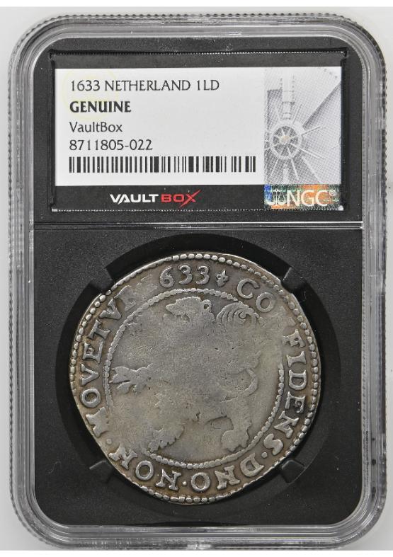 1633 NETHERLAND 1LD NGC GENUINE FRONT