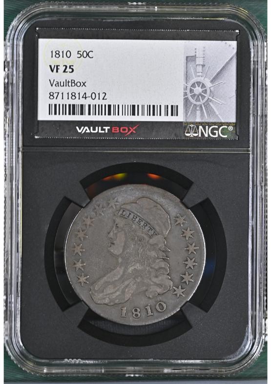 1810 50C NGC VF25 FRONT