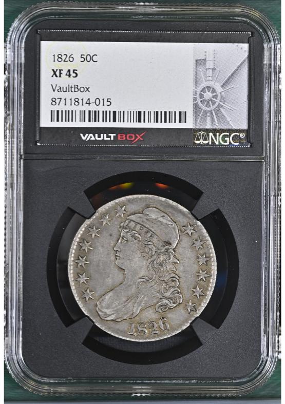 1826 50C NGC XF45 FRONT