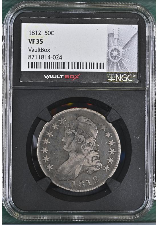 1812 50C NGC VF35 FRONT