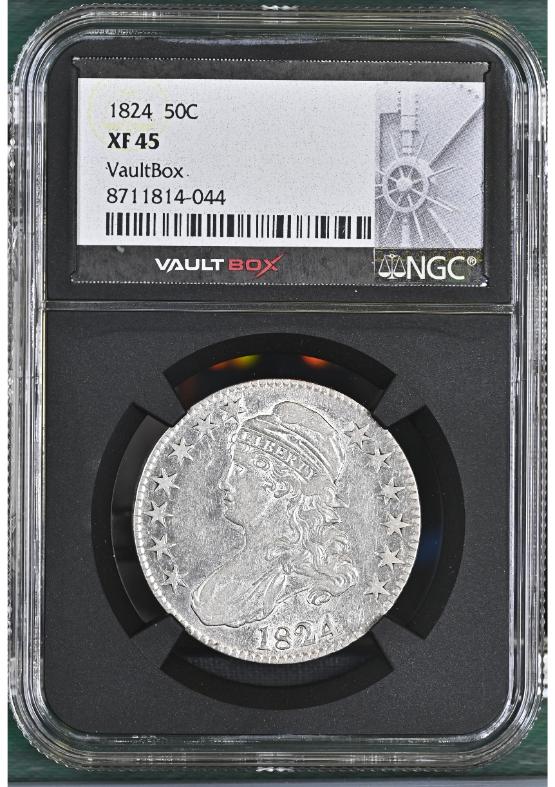 1824 50C NGC XF45 FRONT