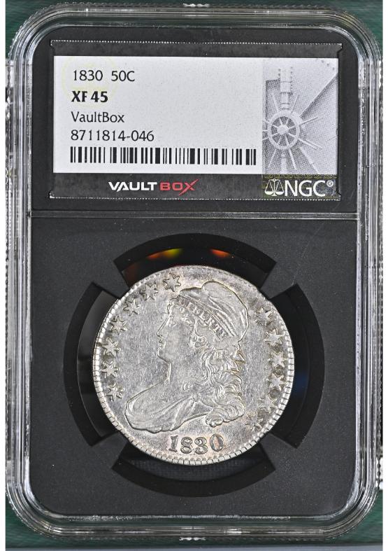 1830 50C NGC XF45 FRONT