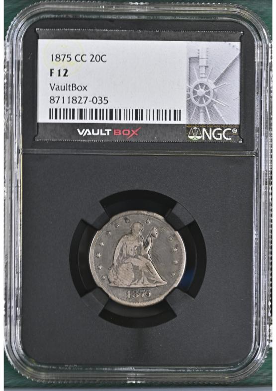 1875-CC 20C NGC F12 FRONT