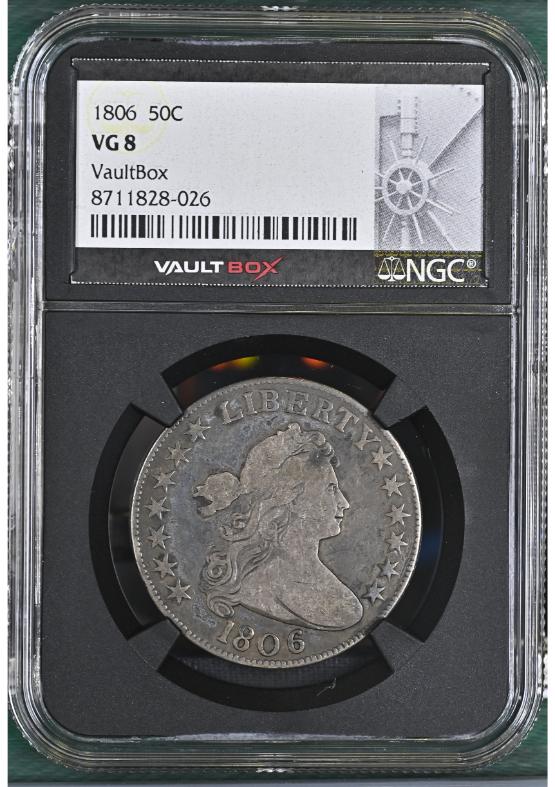 1806 50C NGC VG8 FRONT