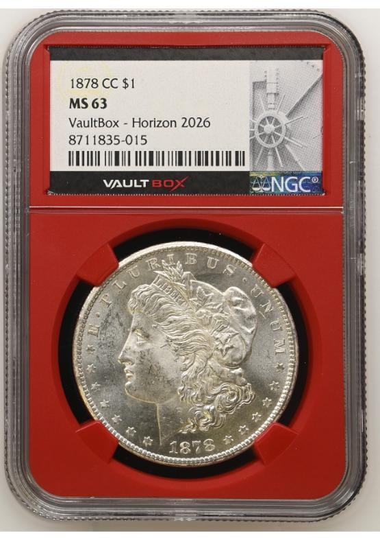 1878-CC $1 NGC MS63 FRONT