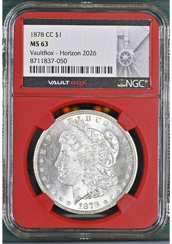 1878-CC $1 NGC MS63 FRONT