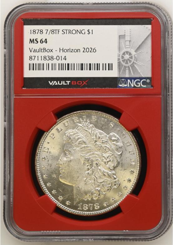 1878 7/8TF STRONG $1 NGC MS64 FRONT
