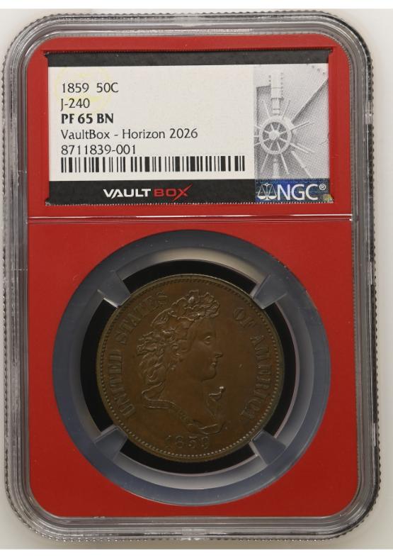 1859 50C J-240 NGC PF65BN FRONT