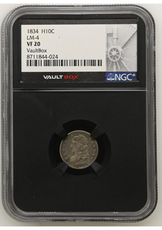 1834 H10C LM-4 NGC VF20 FRONT