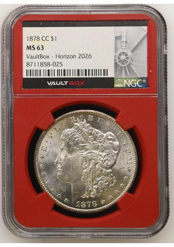 1878-CC $1 NGC MS63 FRONT